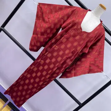 Y 3746 비옷 일본 의류 코트 적갈색 등 부분 없음