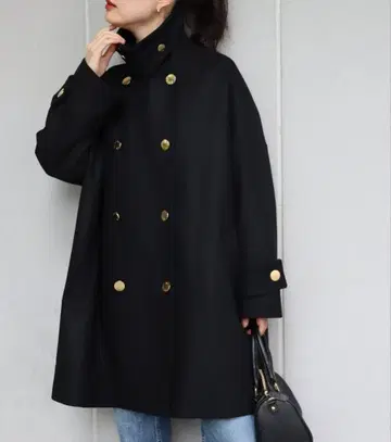매킨토시 햄비 더블 골드 버튼 코트