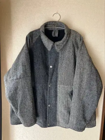 00s~ FRAGILE 해리스 트위드 리메이크 트위드 자켓