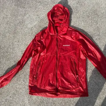 montbell 나일론 아우터 레드