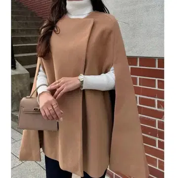 [ 고베 레터스 ] 케이프 코트 베이지