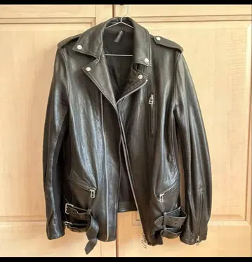 glamb 블랙 가죽 더블 라이더스 정가 70875엔