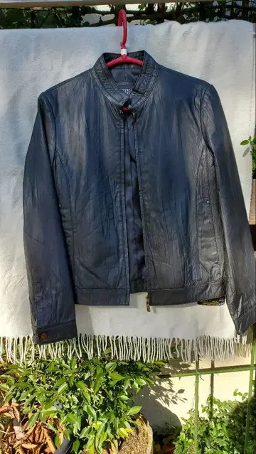 블랙 가죽 자켓