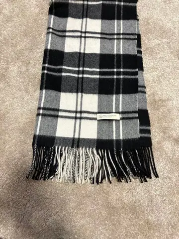 BEAUTY&YOUTH 체크 무늬 머플러