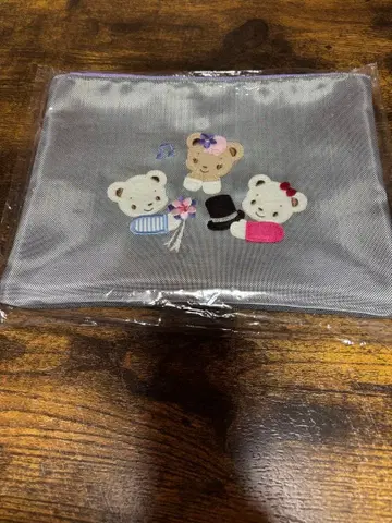 familiar 곰 자수 파우치