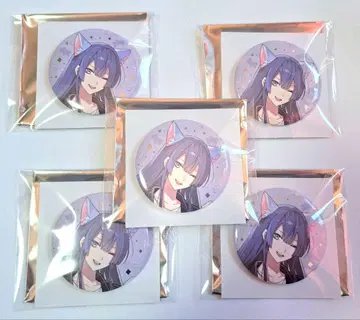 니지산지 완냥days 나가오 케이 금박 캔뱃지 5개