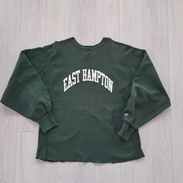 90s Champion 리버스 위브 컷오프 자수 택