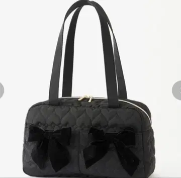 아오키 미사코 시마무라 리본 퀼팅 토트백