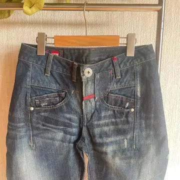 슬림 커브 데님 미사용품