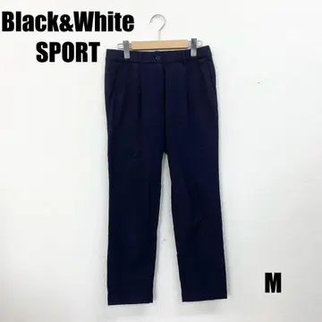 0498M 블랙&화이트 슬랙스 여성