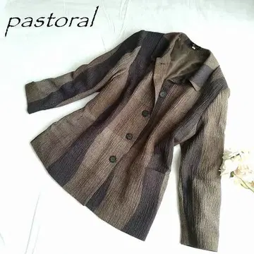pastoral 파스트랄 울 혼방 립 원단 셔츠 자켓 0733