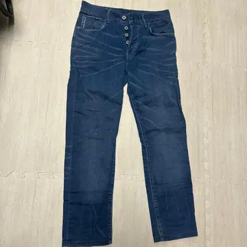 다크 블루 데님 팬츠 5 포켓