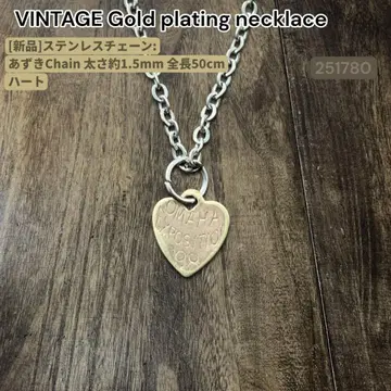 스위트하트 주얼리 골드 빈티지 목걸이 오하마 박람회