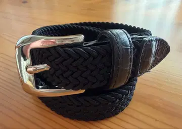 Saddler 밴딩 메쉬 벨트 블랙 90/105