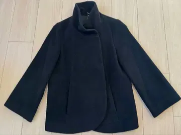 [컨디션 최상] ANAYI 아나이 울 숏코트 36 블랙 A라인 블랙