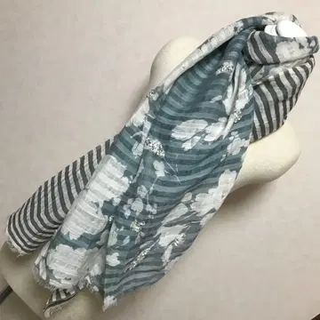 CITRUS 보더&꽃무늬 스톨