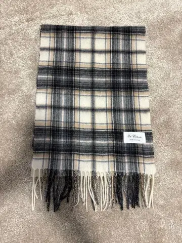 Eds 캐시미어 체크 무늬 머플러