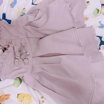 LIZLISA 2단 리본 벨트 치마바지