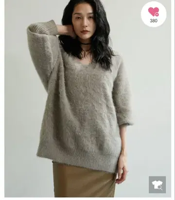 [ 새상품급 ] 개럴개런트 울 캐시미어 V넥 니트