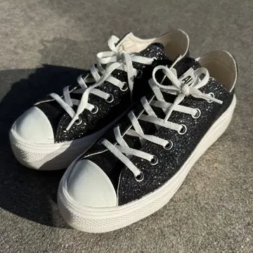 ALL STAR 글리터 블랙 스니커즈