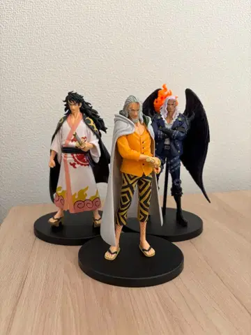 원피스 피규어 3체 세트 레이리, 모모노스케, 킹