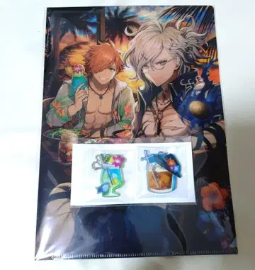 fgo 룰루하와 썸머 선셋 모티브 아크릴 참 + 클리어 파일