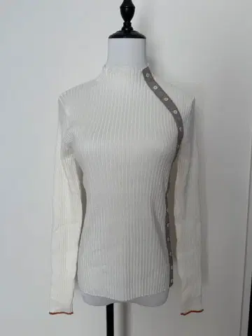 GALLARDA GALANTE 하이넥 리브 니트