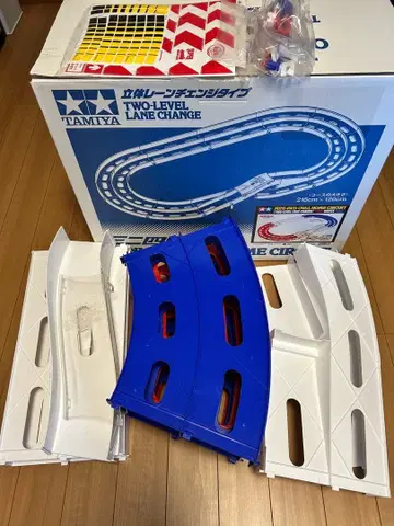 타미야 미니 사륜구동 오벌 홈 서킷 입체 레인 체인지 설명서 포함