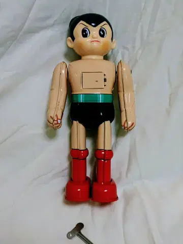 양철제 태엽식 철완 아톰 빌리켄 상회 가동 확인