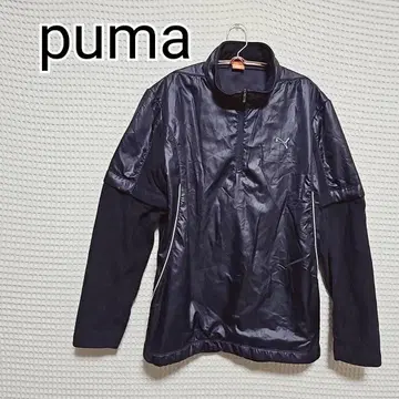 PUMA 2WAY 골프 하프 지퍼 자켓 블랙 반팔 & 긴팔
