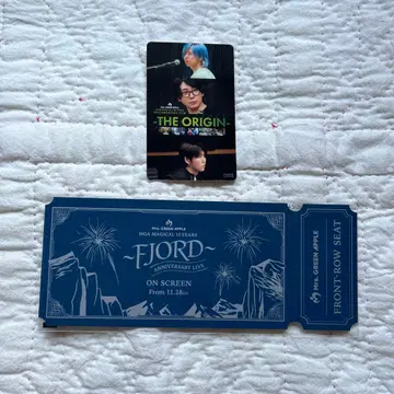 FJORD ANNIVERSARY LIVE 티켓 세트