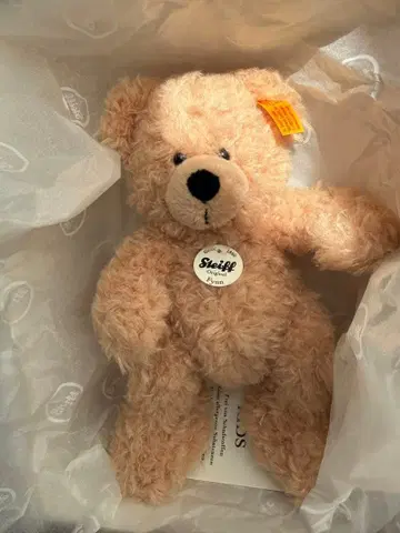 Steiff 베이지 봉제 인형 약 18cm