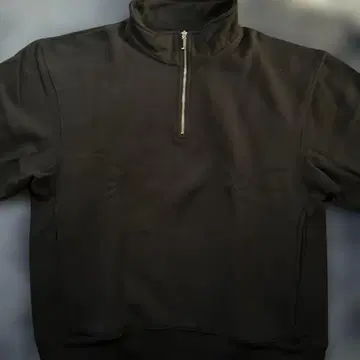 블랙 하프 지퍼 트레이닝복