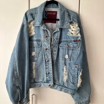 Jordache 데미지 데님 자켓