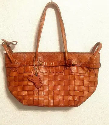 robita 천연 가죽 토트백