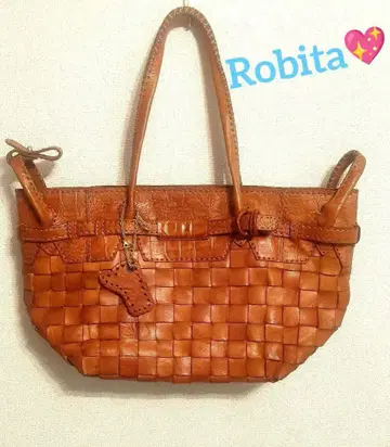 robita 천연 가죽 숄더백