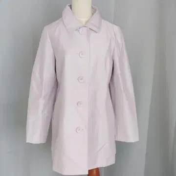 CHRISTIAN AUJARD 연보라 롱 코트 L 사이즈