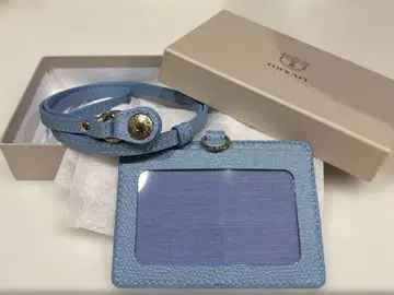 TOPKAPI 블루 가죽 패스 케이스