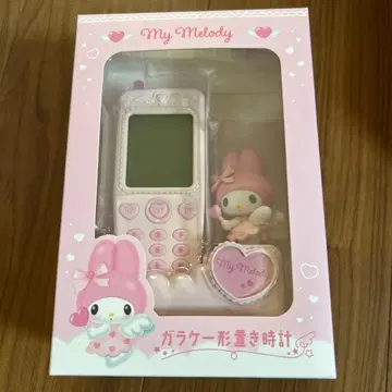 산리오 폴더폰 모양 탁상 시계 마이멜로디
