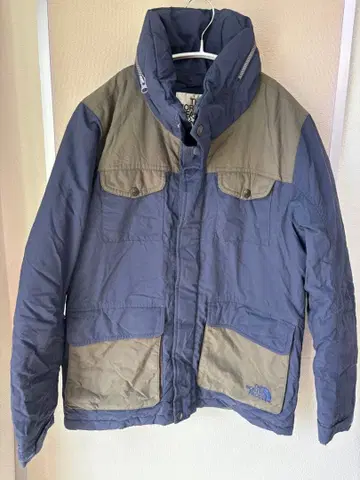 THE NORTH FACE 다운 자켓 네이비/카키