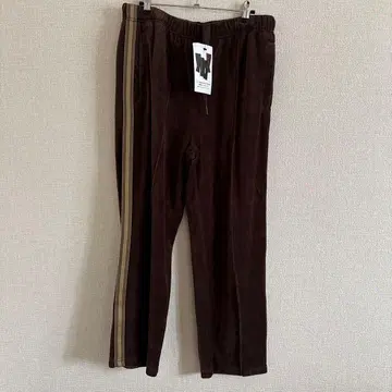 브라운 벨로아 사이드 라인 캐주얼 팬츠