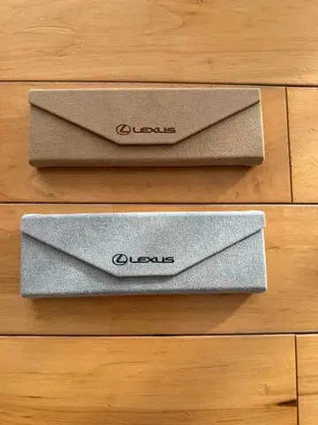 LEXUS 안경 케이스 2세트 베이지 그레이