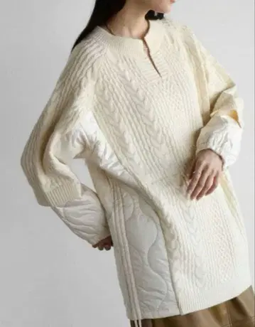 라디에이트 퀼팅 도킹 이소재 오버니트