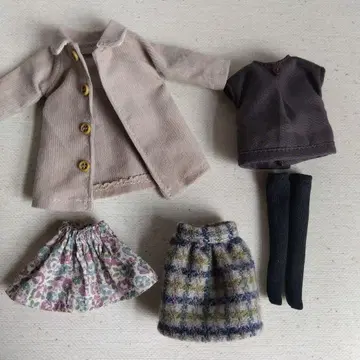 복각판 초대 리카짱 핸드메이드 의류 5세트