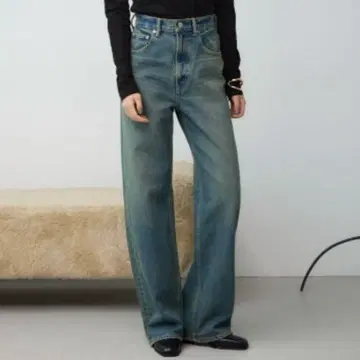 AZUL BY MOUSSY 하이웨스트 와이드 데님 S