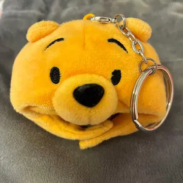미사용 디즈니 곰돌이 푸 팬캡 키링