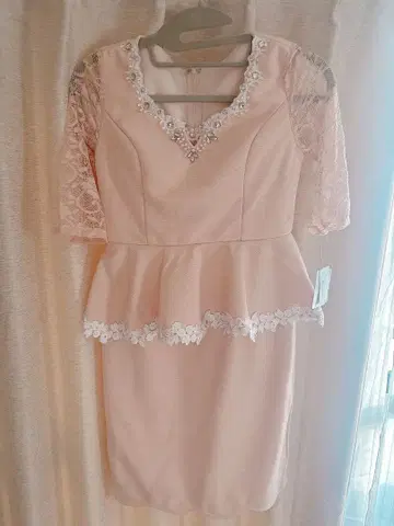 페플럼 드레스 캬바쿠라 드레스 미니 드레스