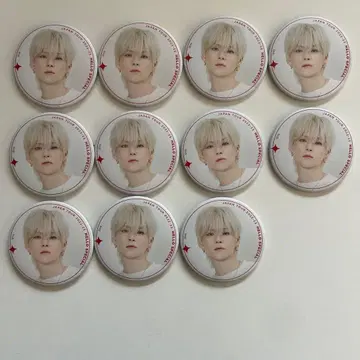 Treasure 캔뱃지 요시 11개