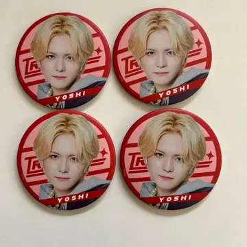 Treasure 캔뱃지 요시 4개