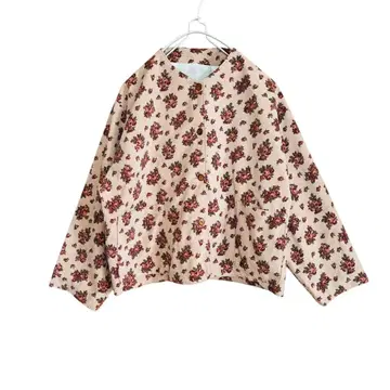 핸드메이드 꽃무늬 자켓